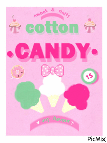 do you want a cotton candy ? - Bezmaksas animēts GIF
