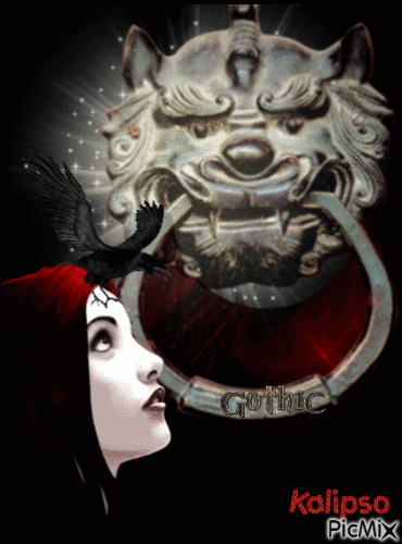 Gothic Girl - Darmowy animowany GIF