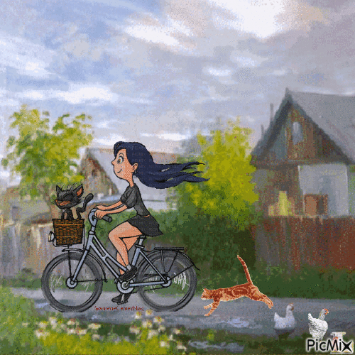 ποδηλατο - GIF animate gratis