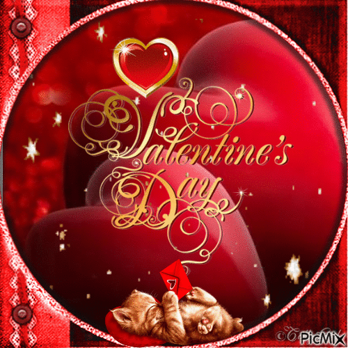 Happy Valentines day - GIF animado gratis