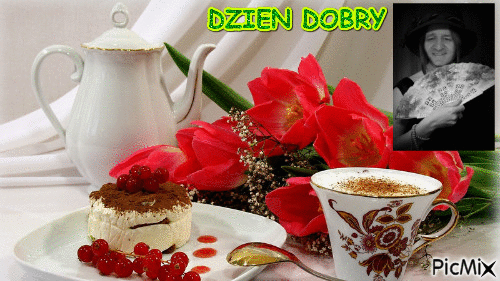 DZIEN DOBRY  HELLOOO  :-))))) - GIF animé gratuit
