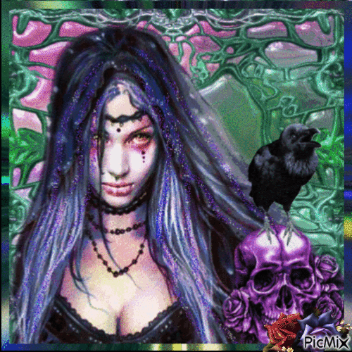 Gothic Woman gif - Bezmaksas animēts GIF