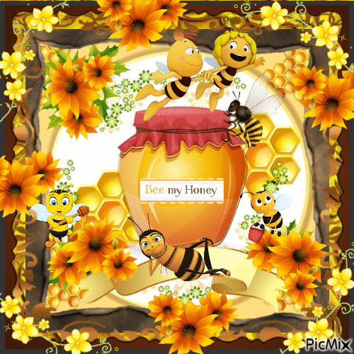 bee my honey - Free animated GIF