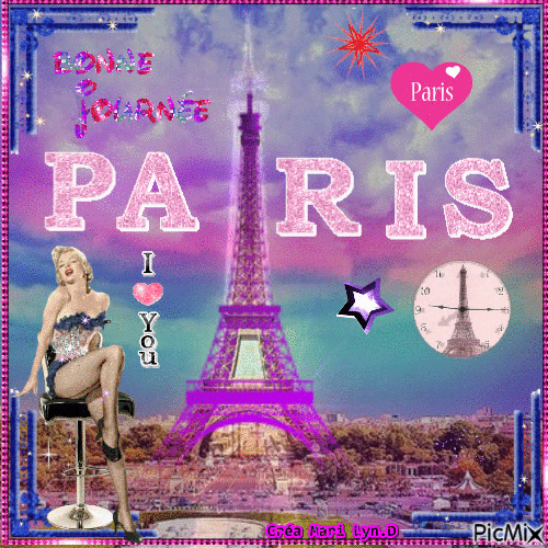 paris...créa mary - Zdarma animovaný GIF
