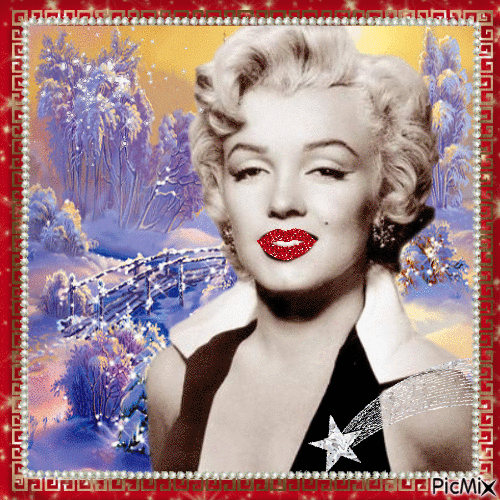 Marilyn "Purple dream" - Kostenlose animierte GIFs
