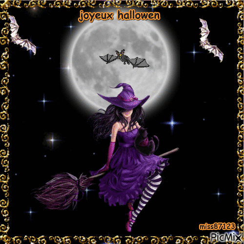 joyeux hallowen - Бесплатный анимированный гифка