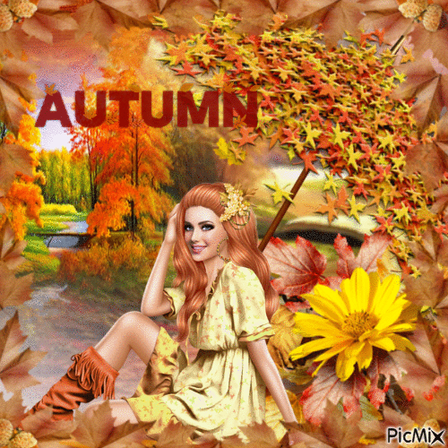 Sonniger Herbst - Gratis geanimeerde GIF