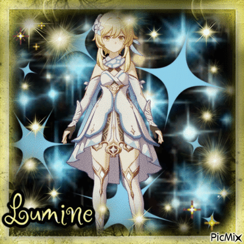 Lumine ~ Genshin ✨ - Бесплатный анимированный гифка