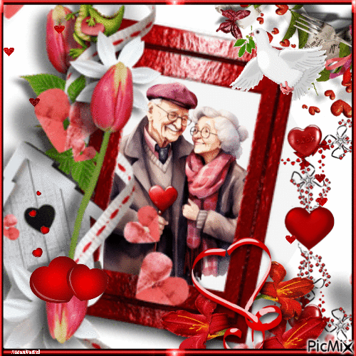 Paar am Valentinstag - Ingyenes animált GIF