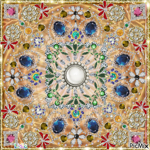 Sacred crystals mandala - Δωρεάν κινούμενο GIF