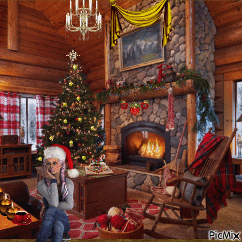 ALONE FOR CHRISTMAS - Ingyenes animált GIF