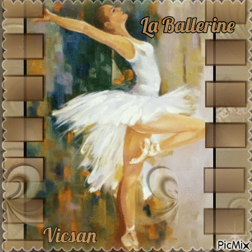 La bailarina - Безплатен анимиран GIF