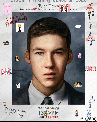 Giff 13 Reasons Why Tyler créé par moi - 無料のアニメーション GIF