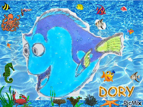 DORY(dumonde de Dory) dessiné par GINO GIBILARO - Animovaný GIF zadarmo