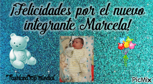 Bebé Marcela - GIF animado gratis