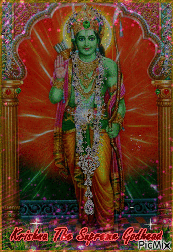 Jai Shri Krishna - Ilmainen animoitu GIF