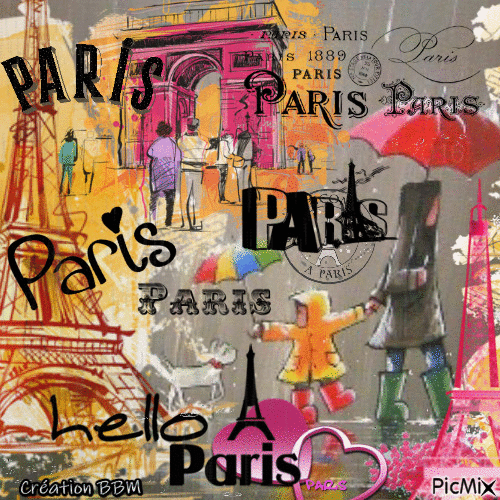 Paris par BBM - Zdarma animovaný GIF