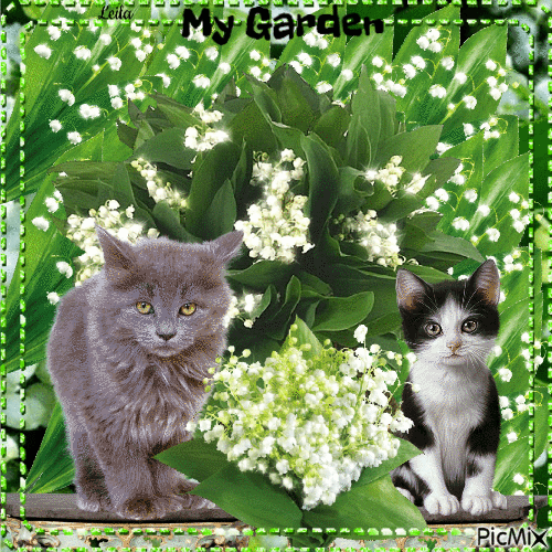 Lily of the Valley Garden - Darmowy animowany GIF