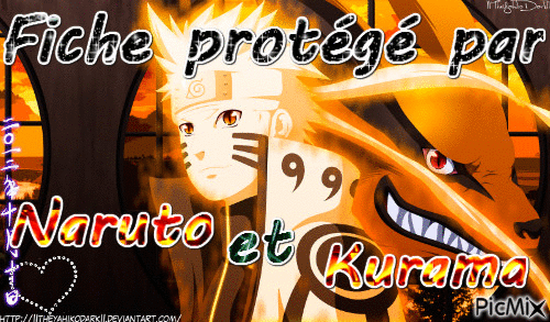 Naruto et Kurama - 無料のアニメーション GIF