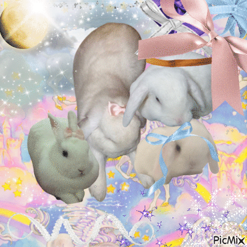 bunny life - GIF animé gratuit