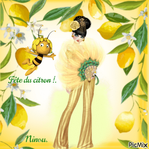 fête du citron ! - Ücretsiz animasyonlu GIF