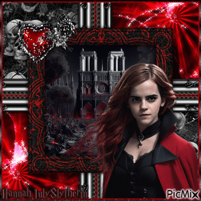 #♦#Gothic Emma Watson#♦# - Free animated GIF