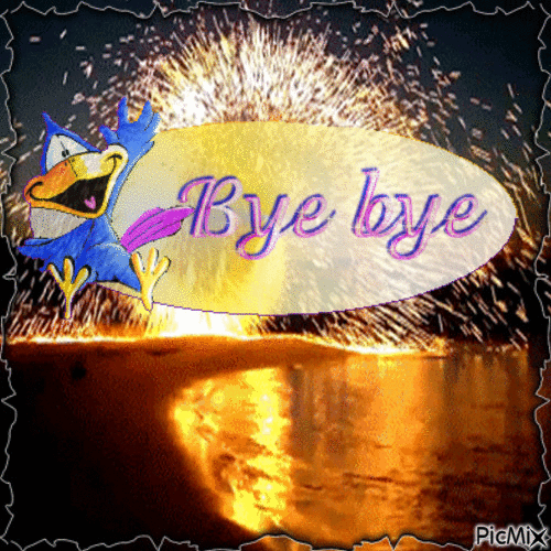 Bye bye - GIF animasi gratis