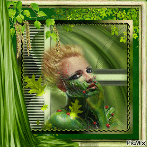 Imaginäre grüne Natur - Bezmaksas animēts GIF