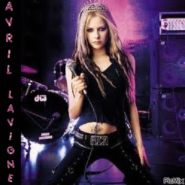 Avril Lavigne - GIF animate gratis