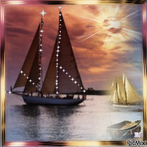 Ships a Sail - Darmowy animowany GIF
