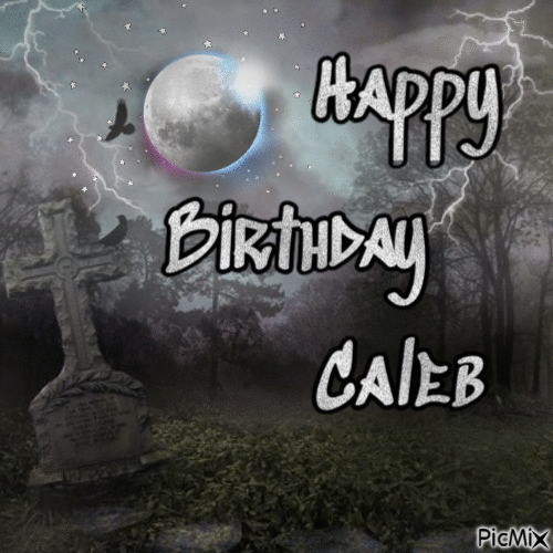 Happy Birthday, Caleb - GIF animado grátis