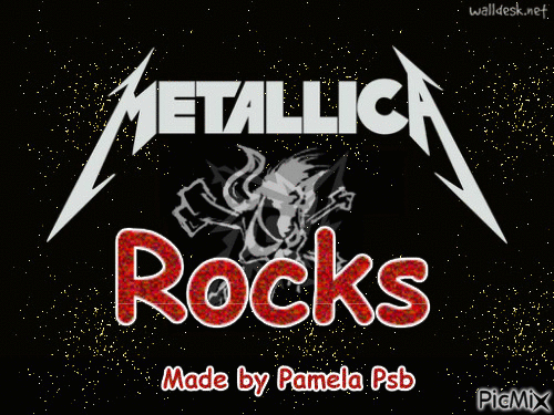 Metallica - Animovaný GIF zadarmo
