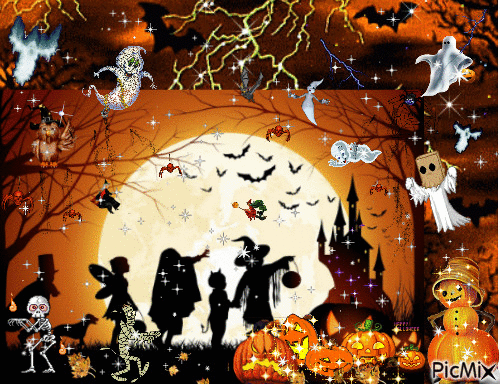 paisajemini halloween - 無料のアニメーション GIF