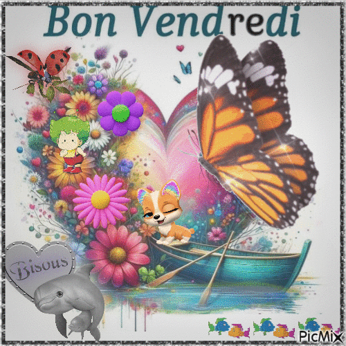 bon vendredi - Бесплатный анимированный гифка