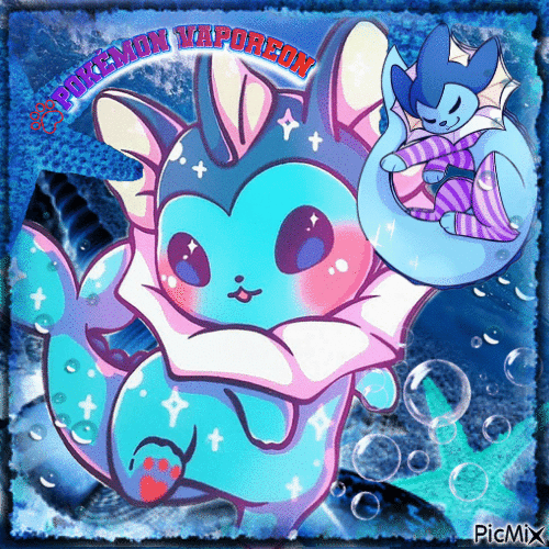1er place Pokémon de couleur bleue / concours - Darmowy animowany GIF