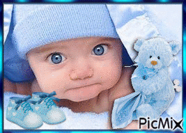 Baby Blue! - GIF animasi gratis