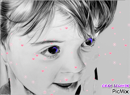 sourire d'enfant - 無料のアニメーション GIF