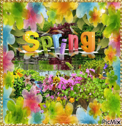 Spring! - GIF animado grátis