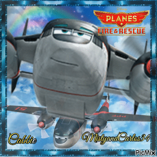 Disney Planes Fire & Rescue Cabbie - Бесплатный анимированный гифка