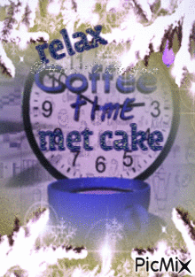 koffie coffee relax cake - GIF animate gratis