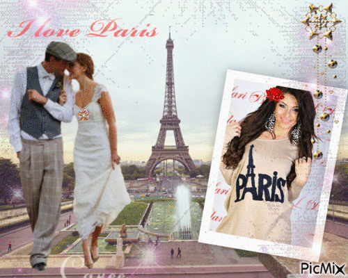 I love Paris - 無料のアニメーション GIF