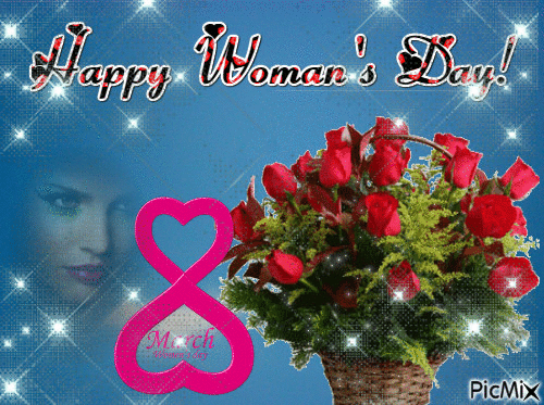 Happy Woman's Day! - Безплатен анимиран GIF