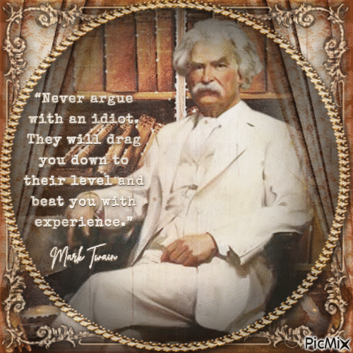 Mark Twain - Бесплатный анимированный гифка