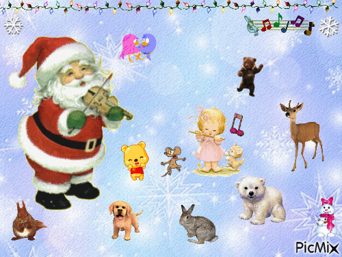 Santa Gig - GIF animate gratis
