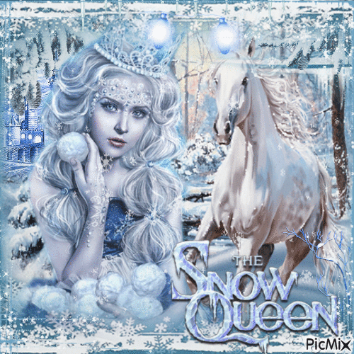 The Snow Queen - GIF animado grátis
