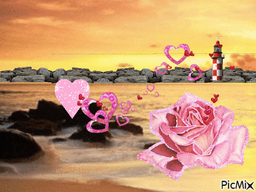 une rose d'amitié - Free animated GIF
