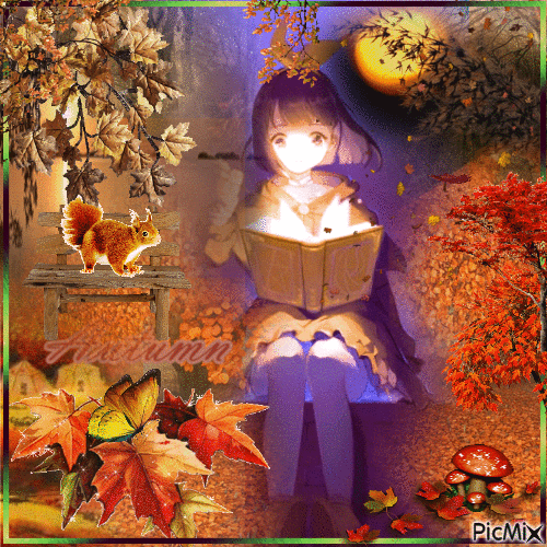 Manga de otoño - Gratis animeret GIF