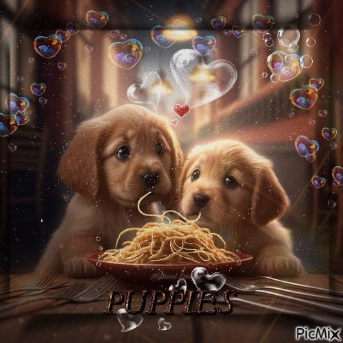 PUPPIES - 無料のアニメーション GIF
