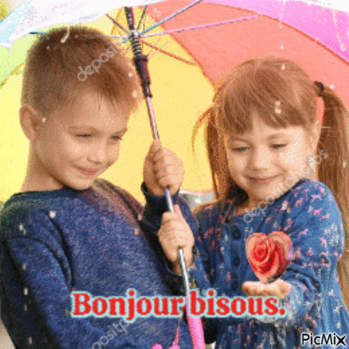 Bonjour - GIF เคลื่อนไหวฟรี