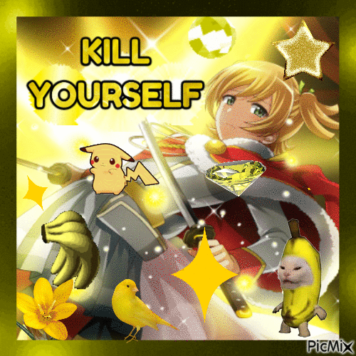 daiba nana kill yourself - GIF animate gratis